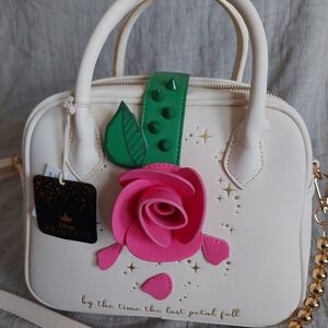 Loungefly Beauty And The Beast Rose Crossbody Bag NWT